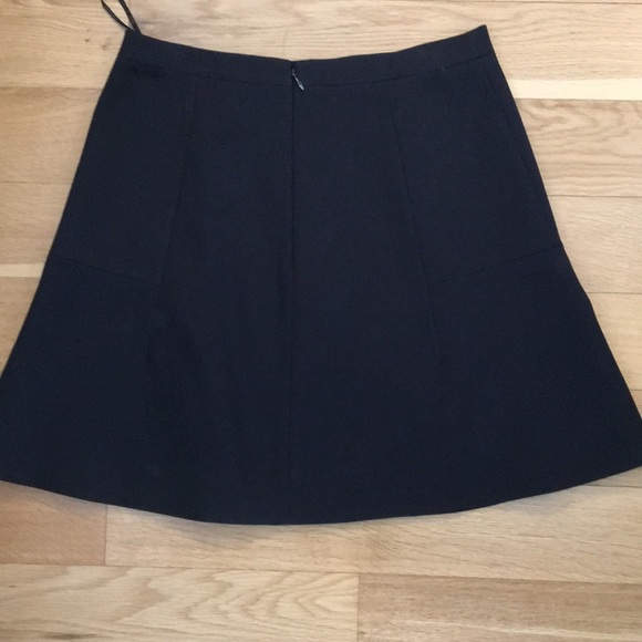 JCrew black flared mini skirt. - Picture 2 of 3